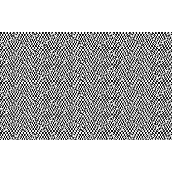 Distorted Checkerboard Pattern
