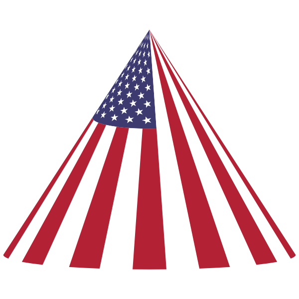 American Flag Cone