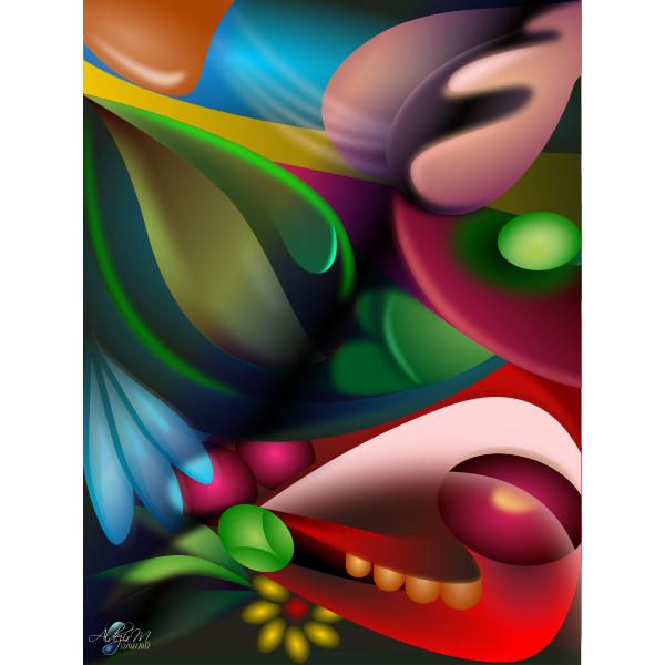 Colorful abstract graphics