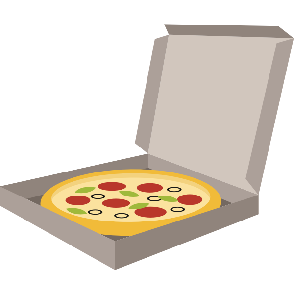Pizza in box (#2)