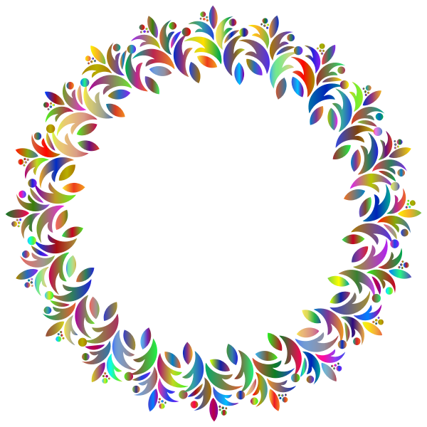 Floral Motif 2 Extended Frame Polyprismatic