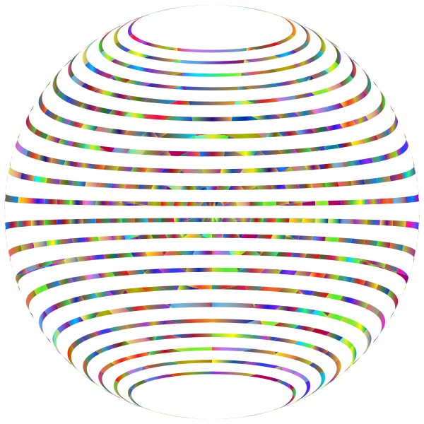 Stylized Sphere Lines Type II No BG