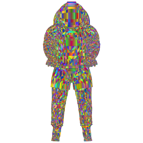 Nasa Spacesuit 3D Polyprismatic