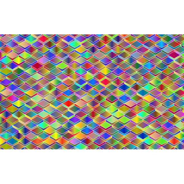 Abstract Geometric Cubes Background Polyprismatic