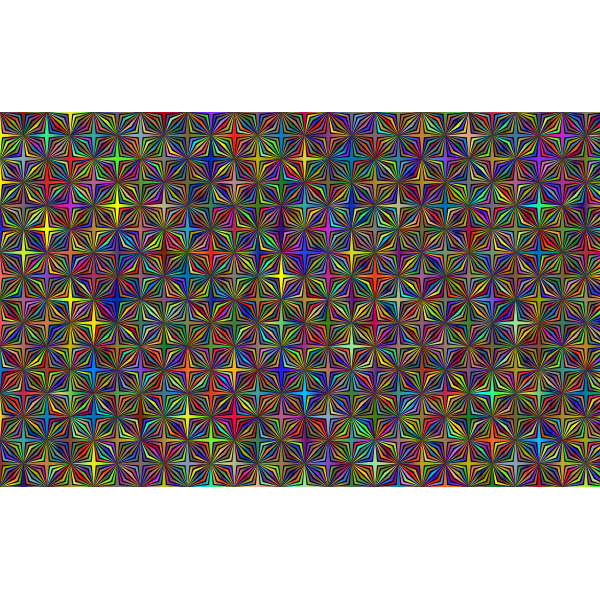 Abstract Hollow Diamonds Pattern Type II Polyprismatic