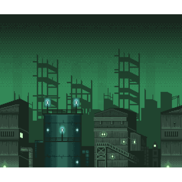 pixel city (animated) 2