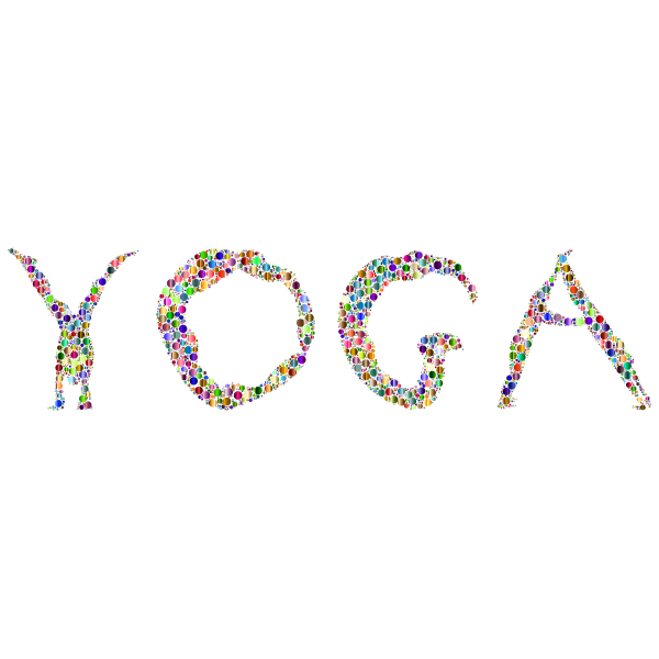 Yoga Circles Typography Chromatic