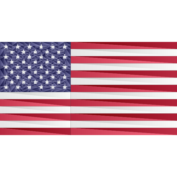 American Flag Triangular