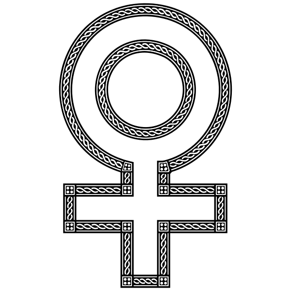 Decorative Chain Female Symbol