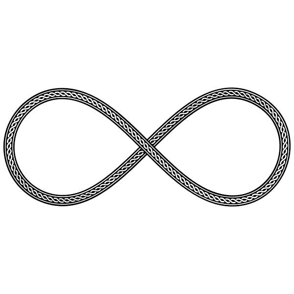 Decorative Chain Infinity Symbol