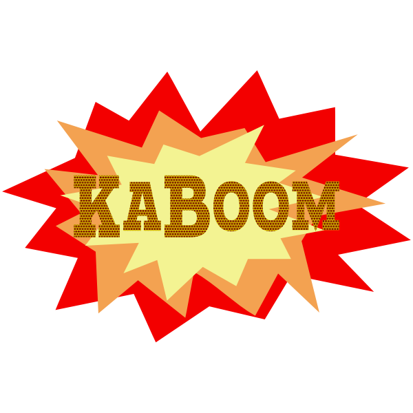 Kaboom Free Svg