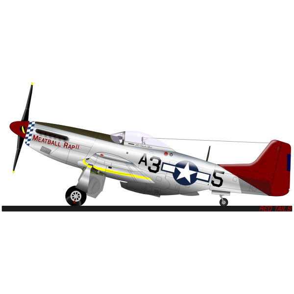 Military aircraft P-51D