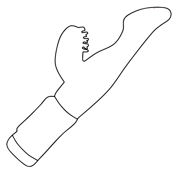 Rabbit Vibrator Outline