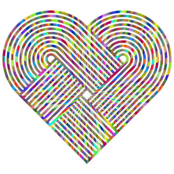 Radiant Interleaved Heart Design