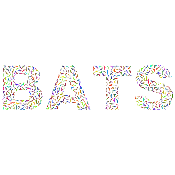 Bats Typography