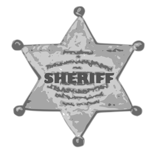 Download Classic Sheriff Badge | Free SVG