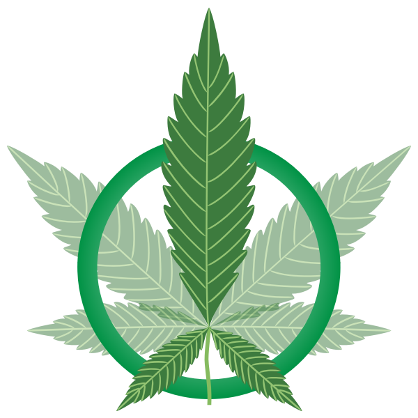 Marijuana Peace Symbol