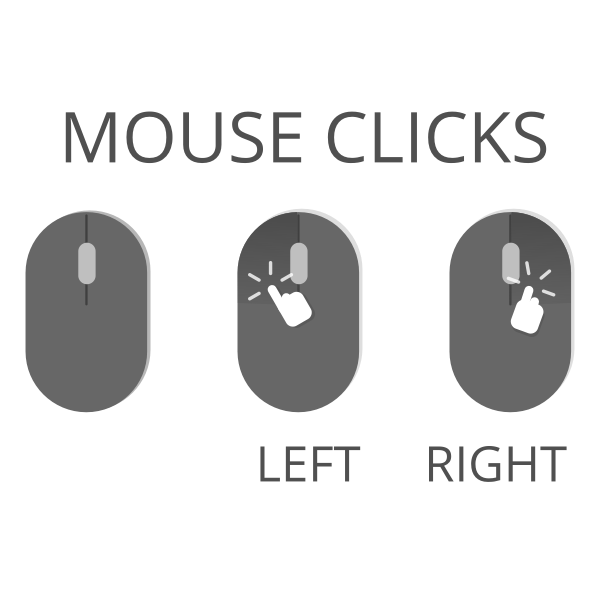 touchscreen register as mouse clicks psychopy