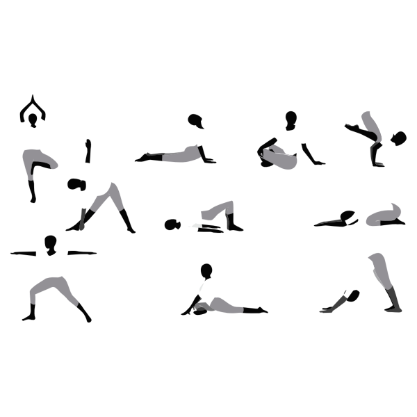 Yoga Poses By Potamuz