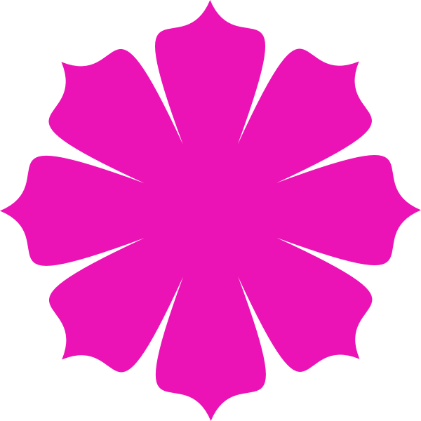 Pink flower Shape
