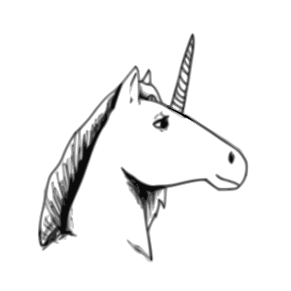 Free Free Unicorn Svg Free Black And White SVG PNG EPS DXF File