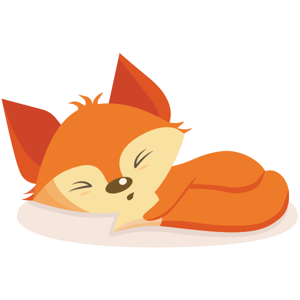 Download Sleeping Fox Free Svg