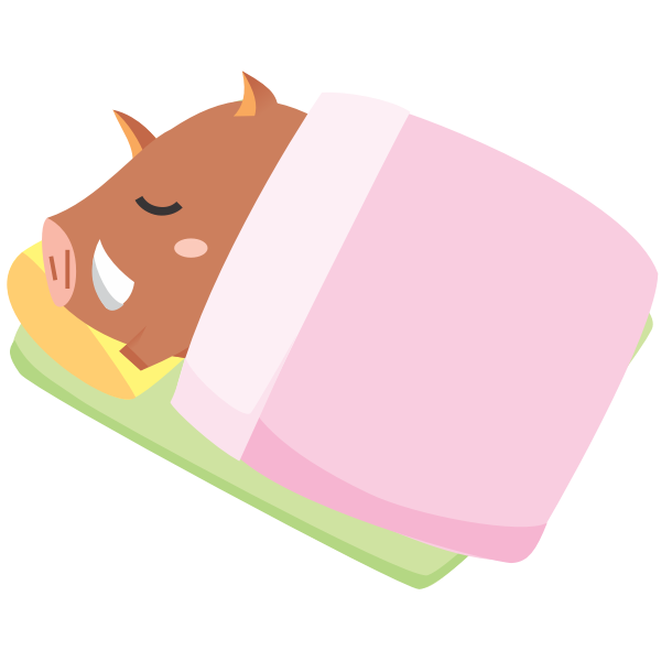Sleeping boar