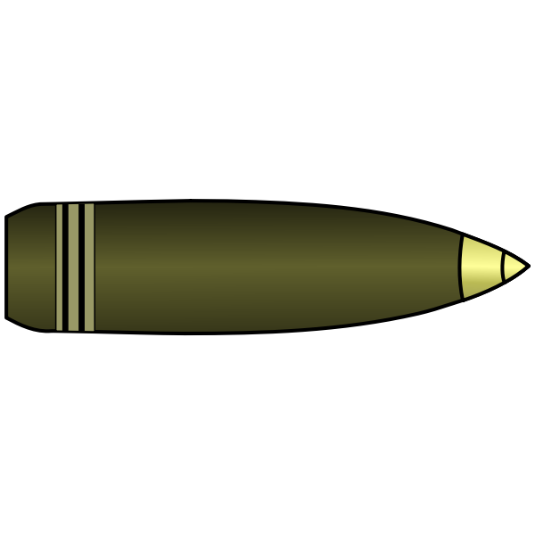 (artillery) projectile / grenade