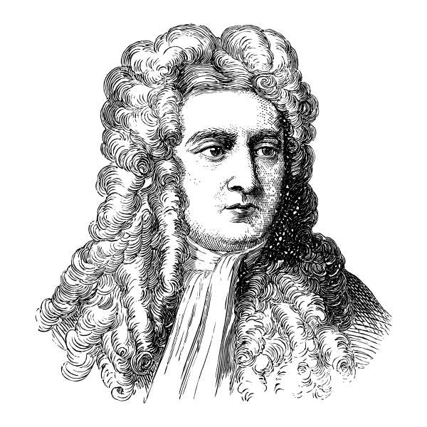 Isaac Newton Portrait (animated)