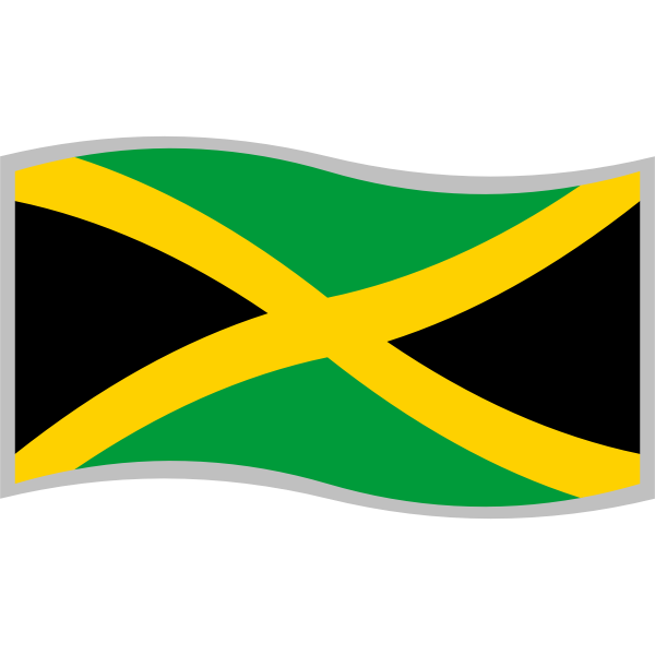 Jamaican Flag SVG