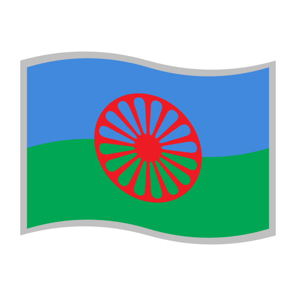 The Romani Flag Vector Clip Art Free Svg