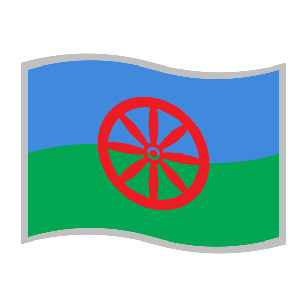The Romani Flag Vector Clip Art Free Svg