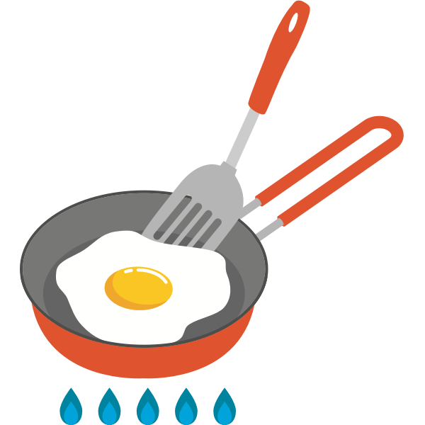 Egg Sunny Side Up Vector SVG Icon - SVG Repo
