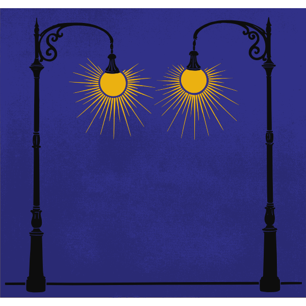 Street Lighting and Lamp Post Outline Collection 11519246 Vector Art at  Vecteezy