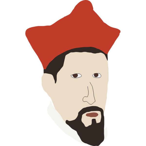 Portrait of a Cardinal (Face)