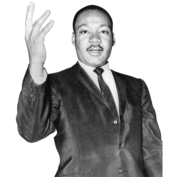 Martin Luther King Jr 2 | Free SVG