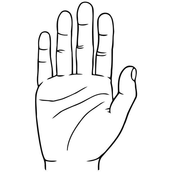 Hand peace sign | Free SVG