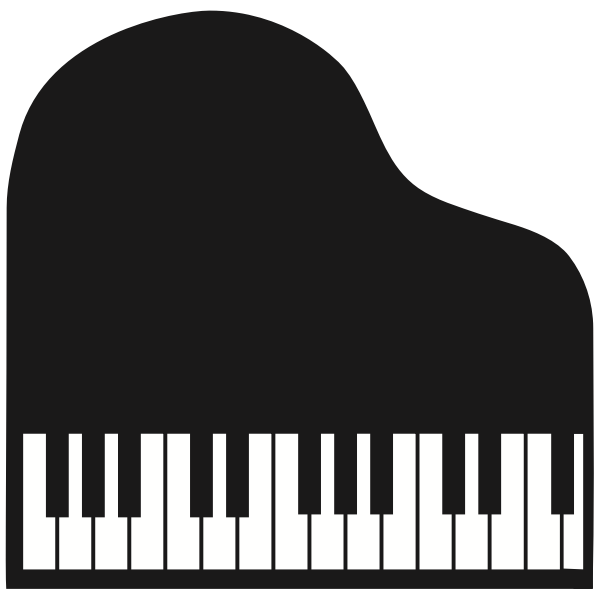 Grand Piano (27 Keys) | Free SVG