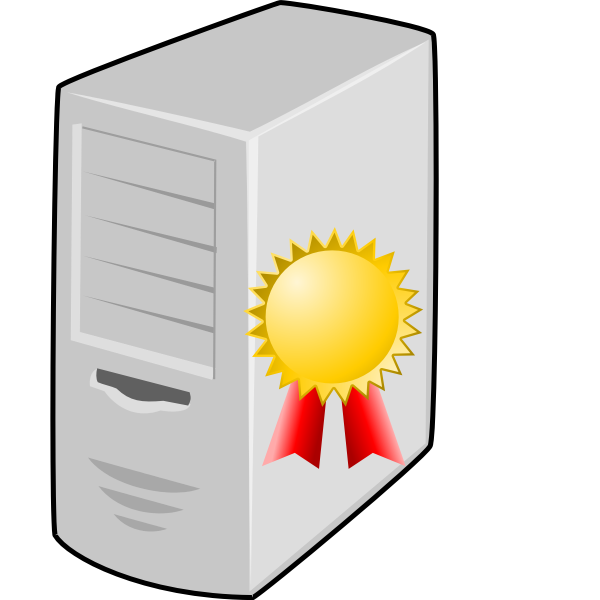 Certificate server | Free SVG
