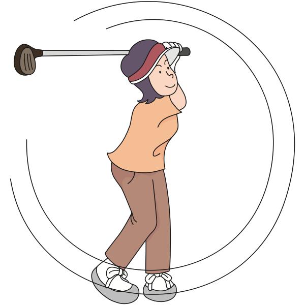 Female Golfer (#2)
