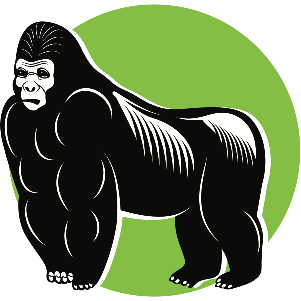 Gorilla Free Svg