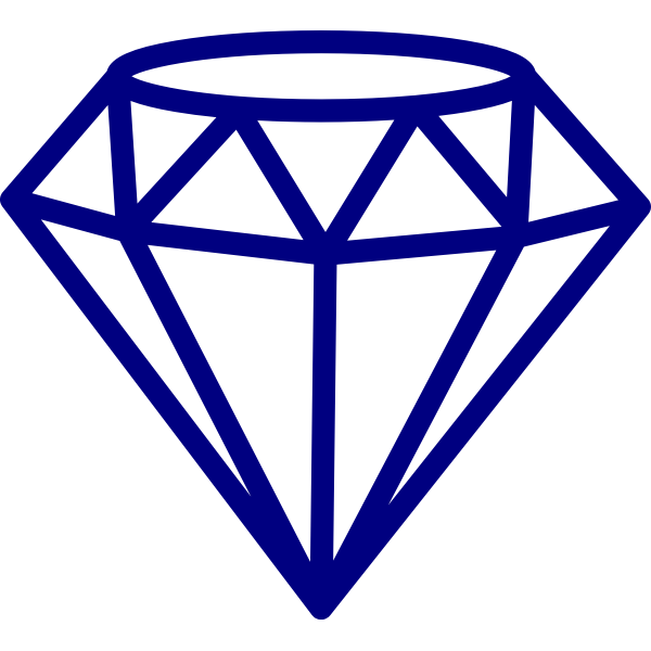 Diamond Outline SVG