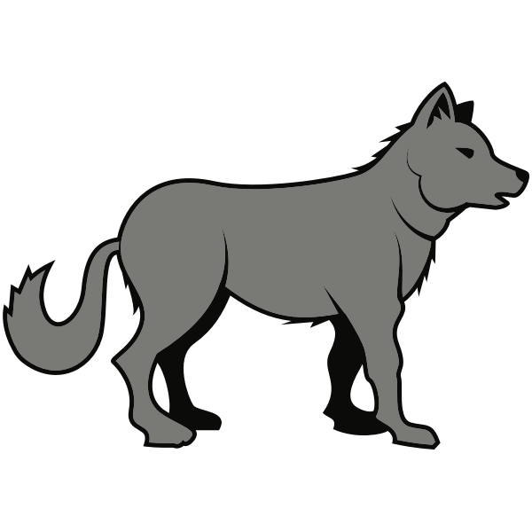 Download Wolf Grey Silhouette Free Svg