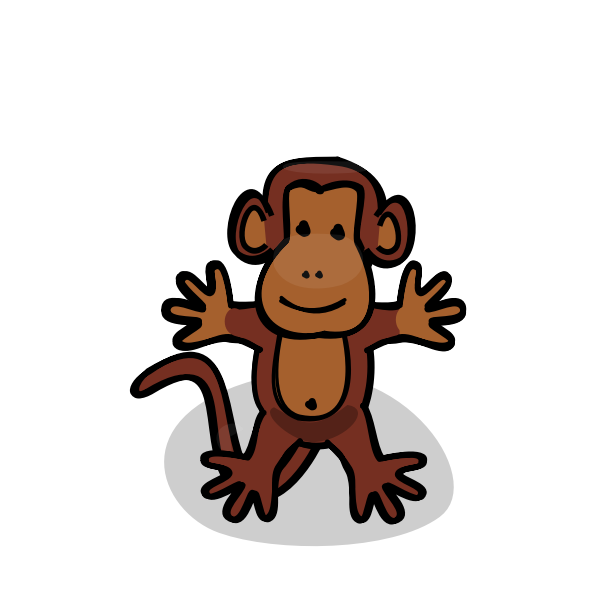 Cartoon monkey-1574676377 | Free SVG