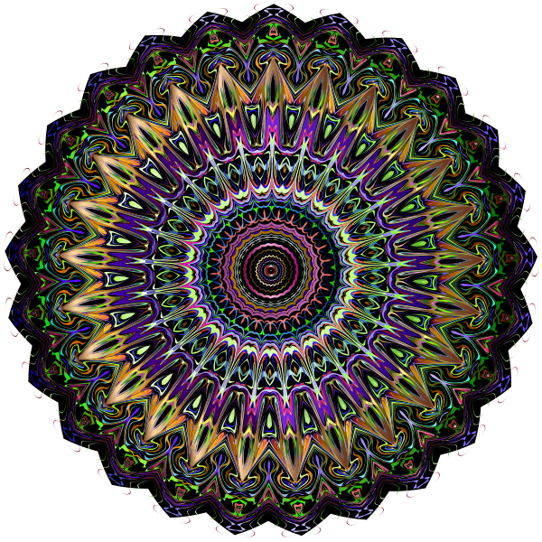 Mandala ornament color Pattern (#3)
