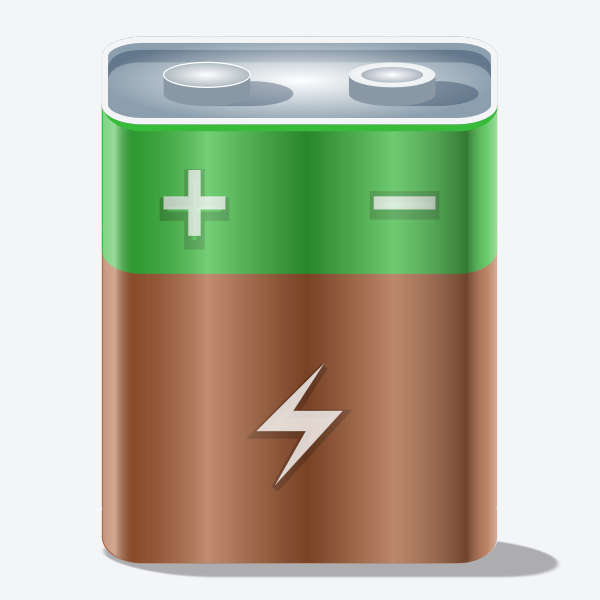 fLAT bATTERY | Free SVG