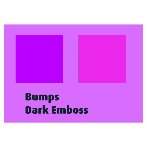 Bumps Dark Emboss