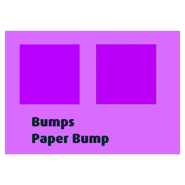 Bumps Paper Bump