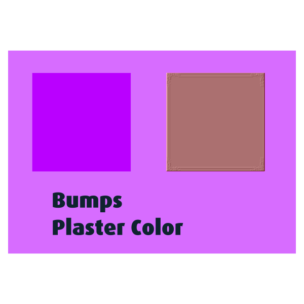 Bumps Plaster Color