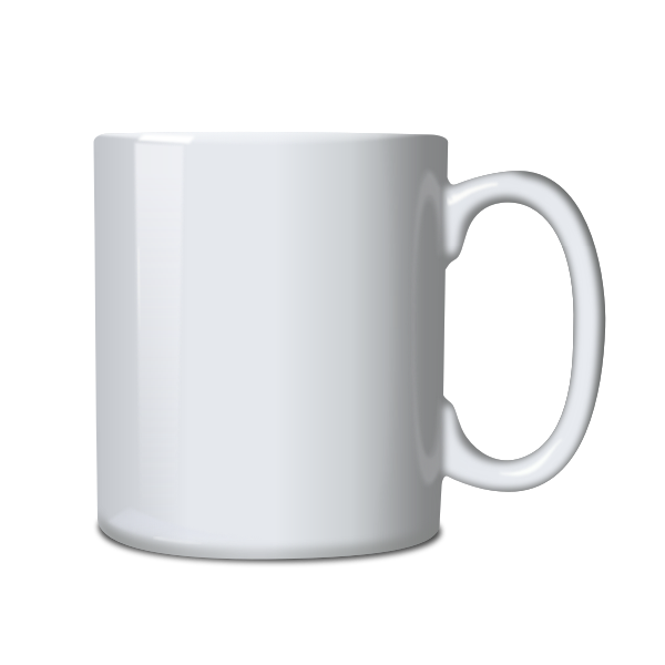 Download Simple White Mug Free Svg